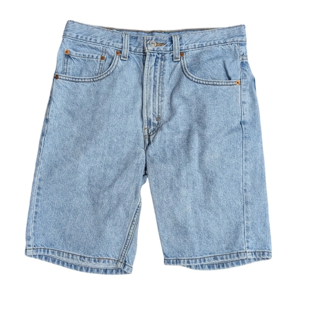 Mens‎ Levis 505 Light Wash Denim Shorts Size W32